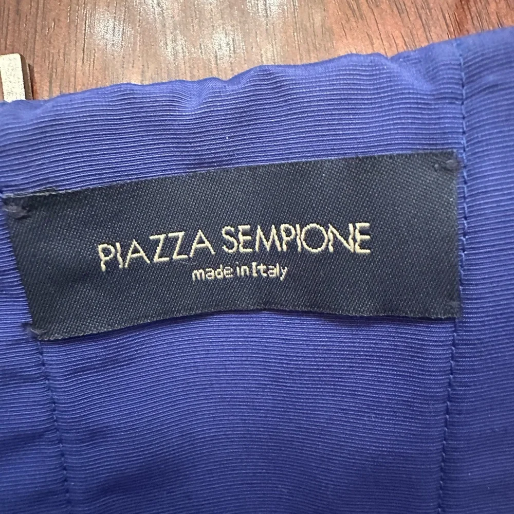 Piazza Sempione Royal Blue Pleated Dress | Italian Luxury | Elegant - Picture 10 of 14
